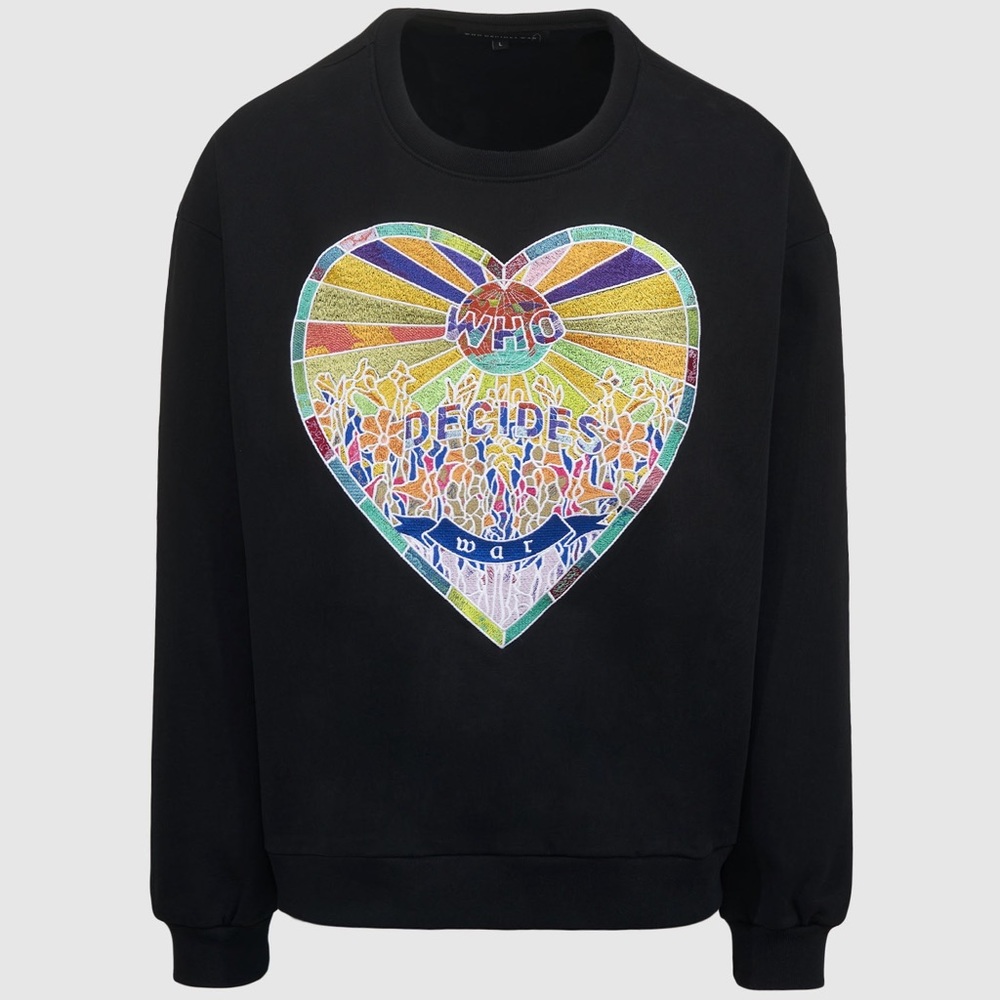 Who Decides War Black Endearment Sweatshirt